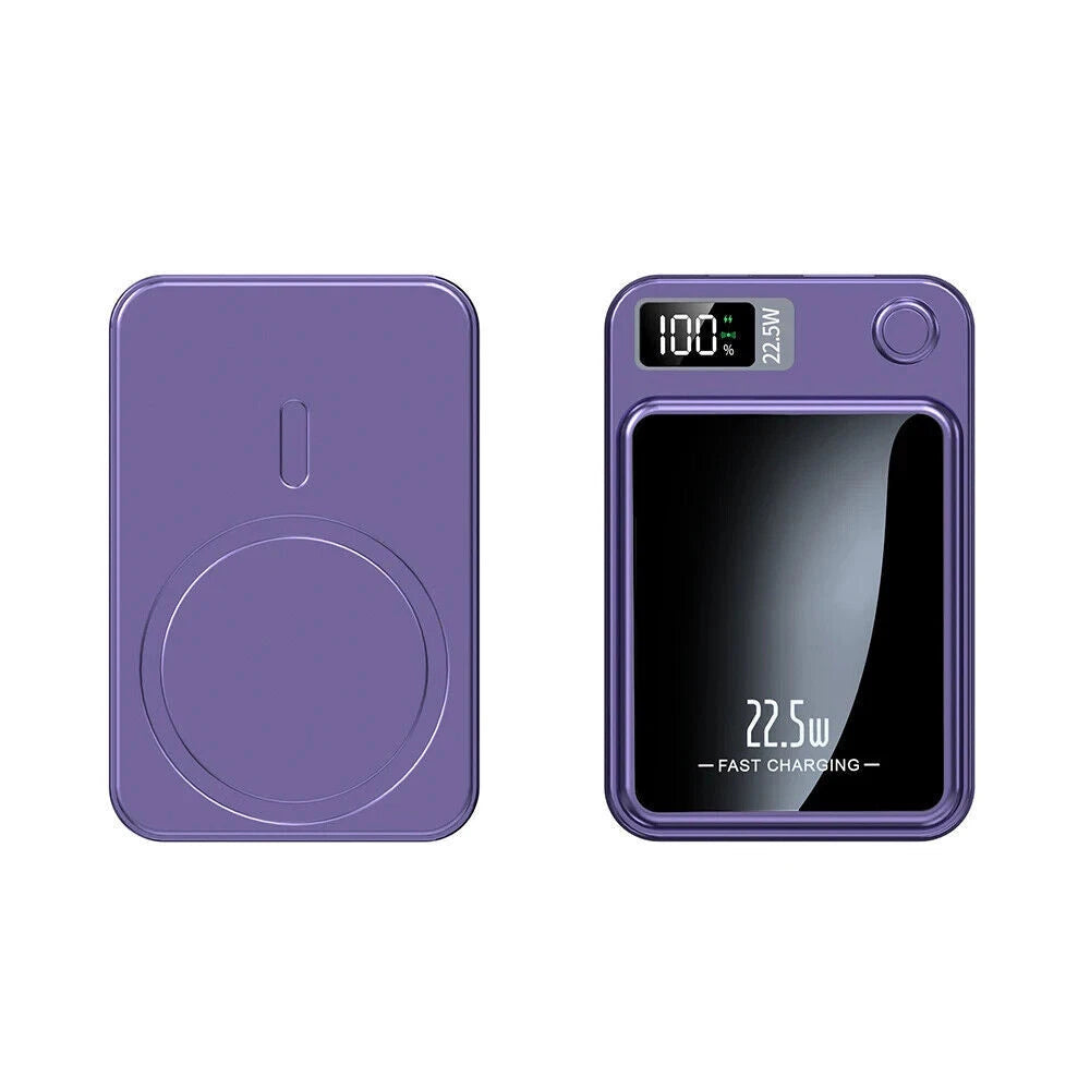 10000mAh Mobile Power Bank, 22.5W/PD20W Super Fast Charge, Magnetic Suction