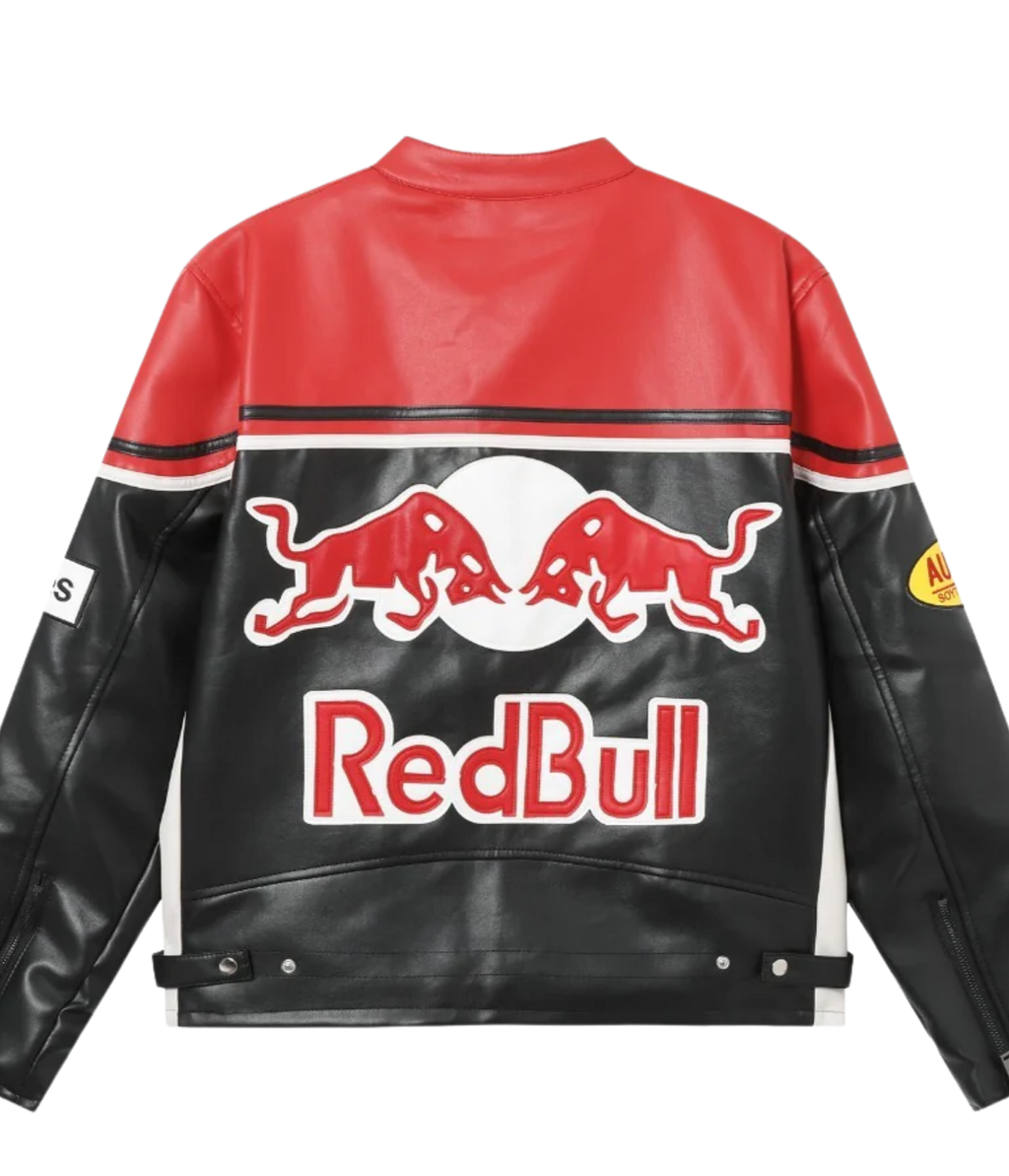 Red Bull Leather Racing Jacket