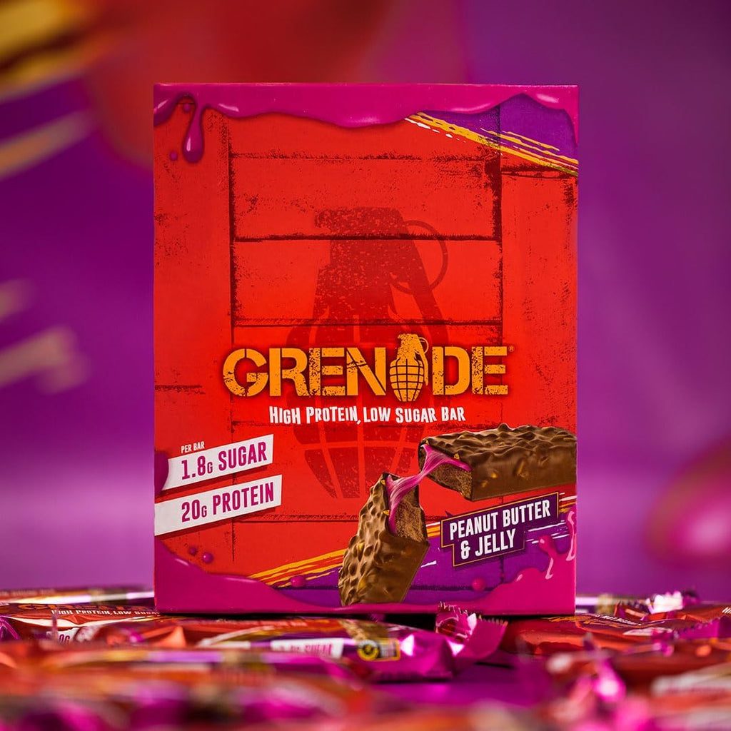 Grenade High Protein, Low Sugar Bar -12 x 60 g