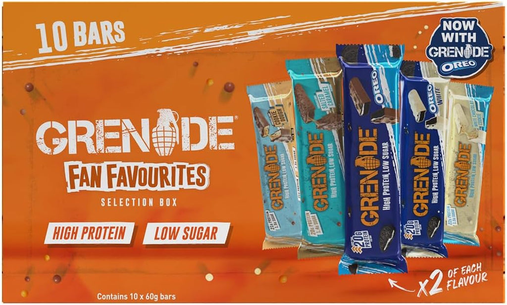 Grenade High Protein, Low Sugar Bar -12 x 60 g
