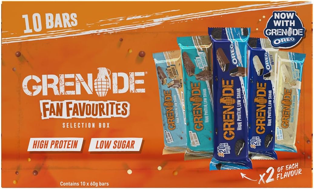 Grenade High Protein, Low Sugar Bar -12 x 60 g