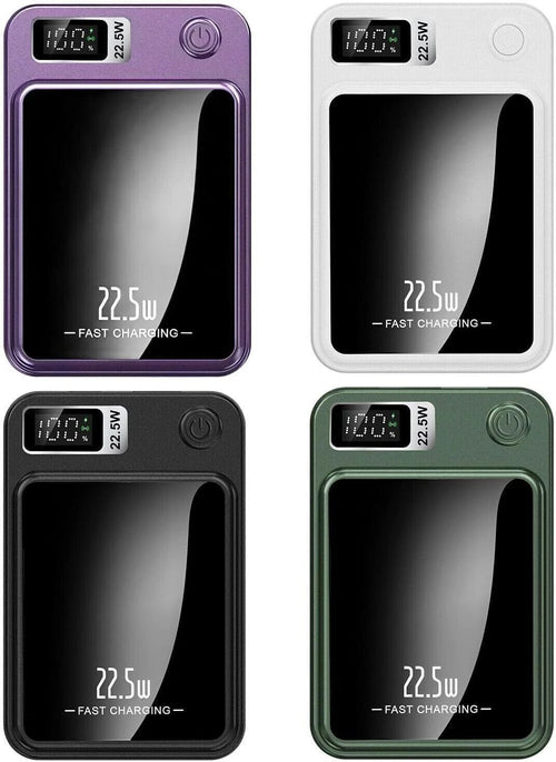 10000mAh Mobile Power Bank, 22.5W/PD20W Super Fast Charge, Magnetic Suction