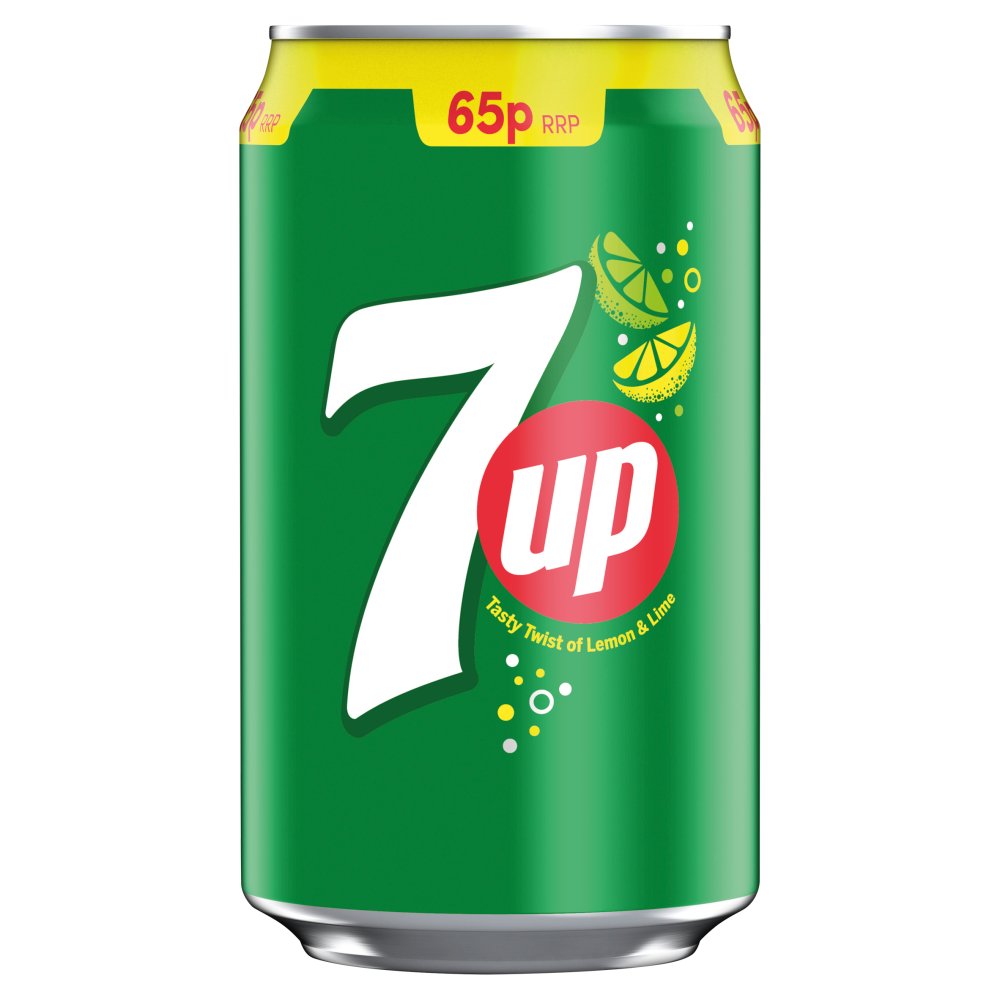 7UP Regular Lemon & Lime Can Pack of 330ml