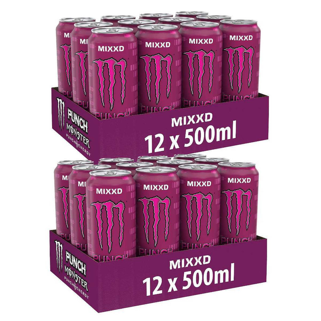Monster Energy Drink Mixxd Punch Pack of 12 pack x500ml