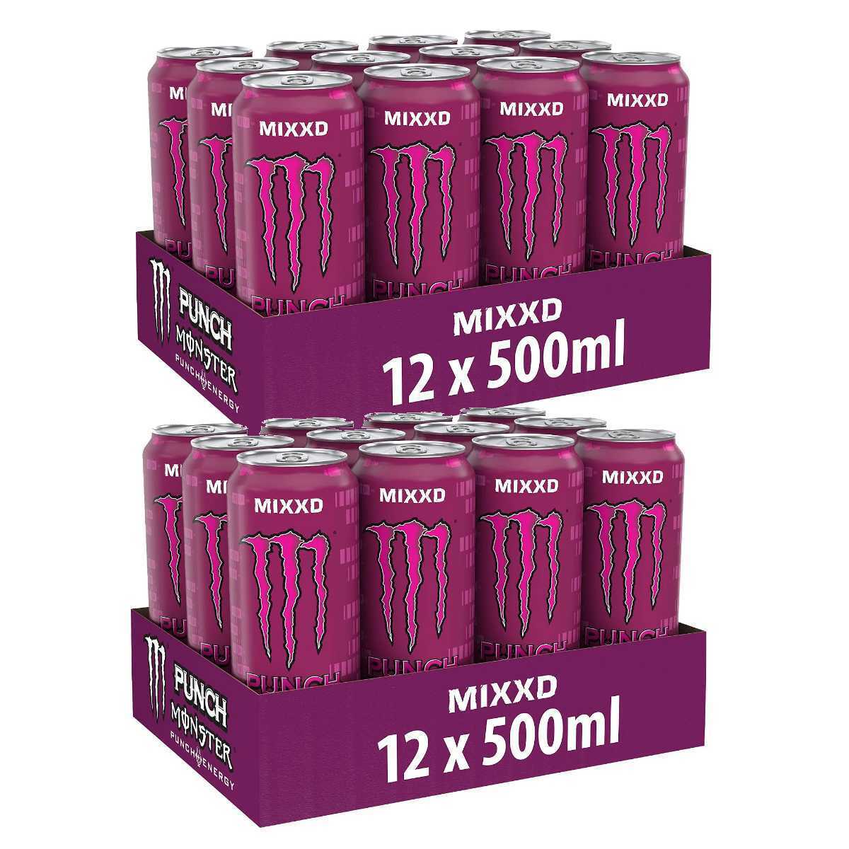 Monster Energy Drink Mixxd Punch Pack of 12 pack x500ml