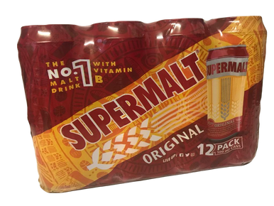 Supermalt Can Pack (500ml x 12)