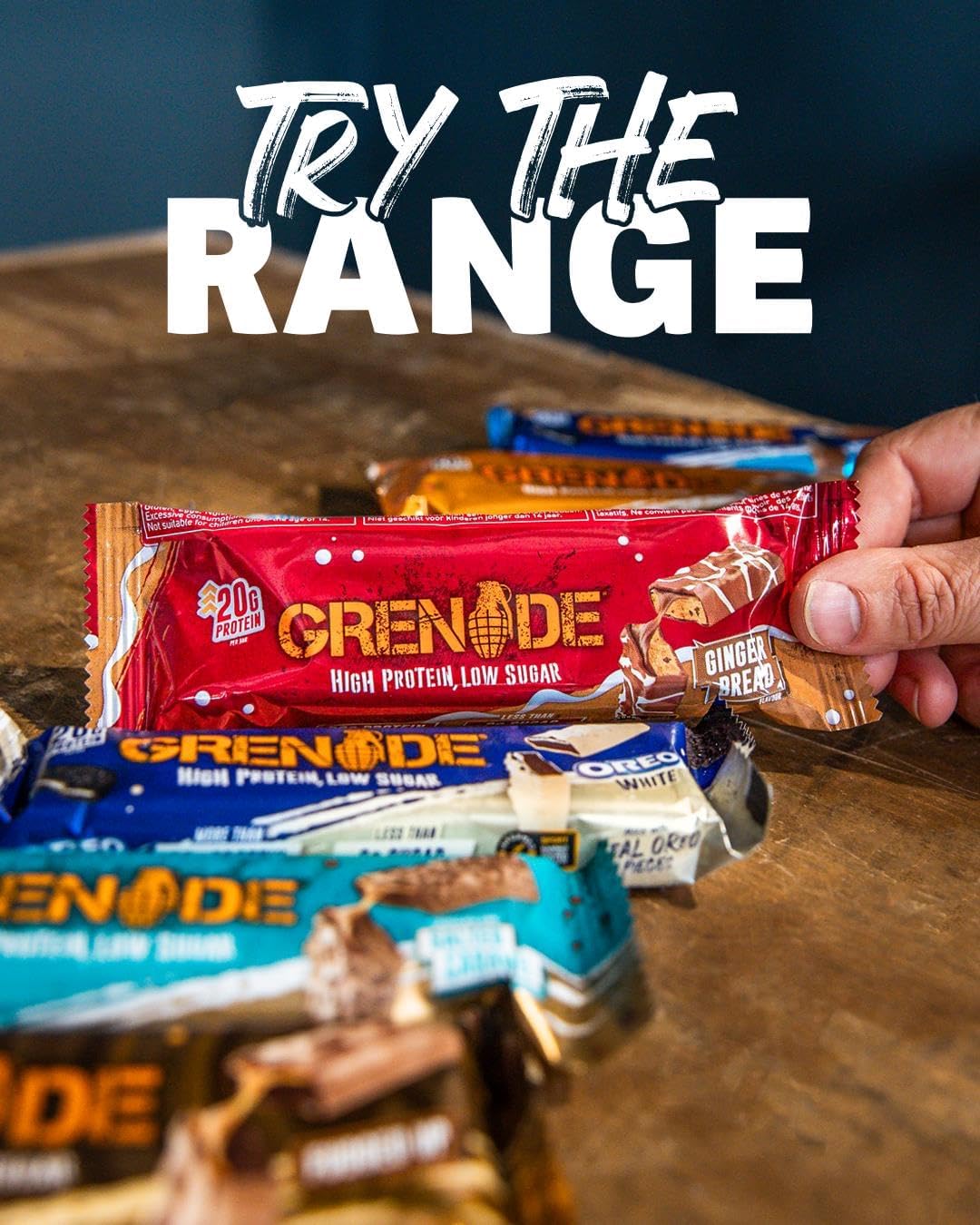Grenade High Protein, Low Sugar Bar -12 x 60 g