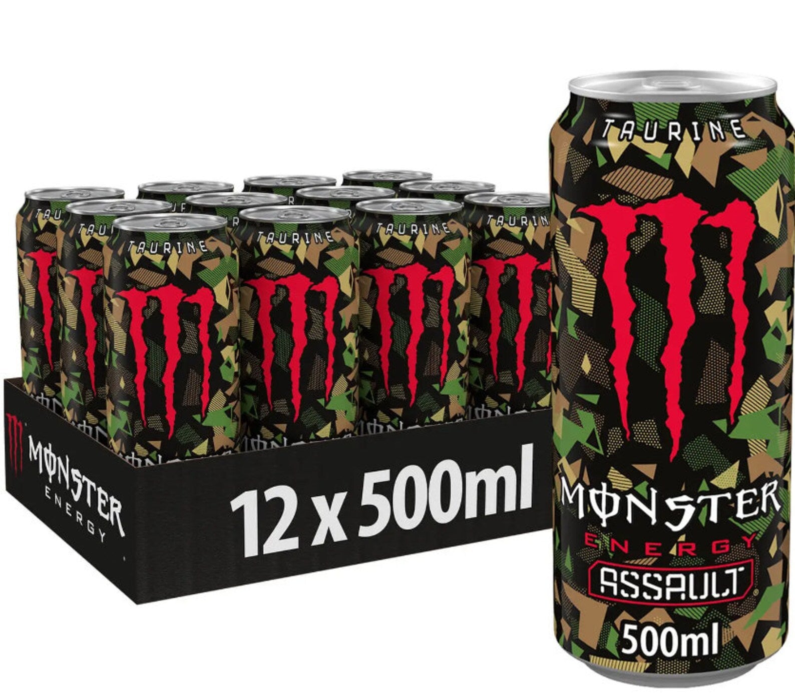 Monster Advent Pack Gift, 24x500ml Monsters Energy Drinks, Great Christmas Gift, Monster Fan