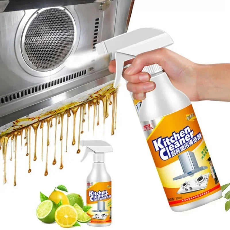 POWERFUL KITCHEN FOAM CLEANFR (60ml *6)  ,Give away 6 pcs of double-layer cleaning cloths and 2 Pair of gloves