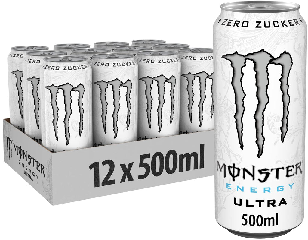 Monster Energy Drink Ultra White Zero Sugar 500ml Pack