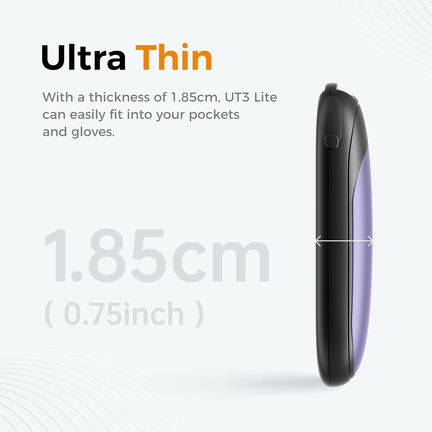 OCOOPA UT3 Lite Magnetic Hand Warmers Rechargeable 2 pack