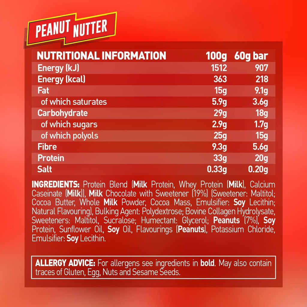 Grenade High Protein, Low Sugar Bar -12 x 60 g