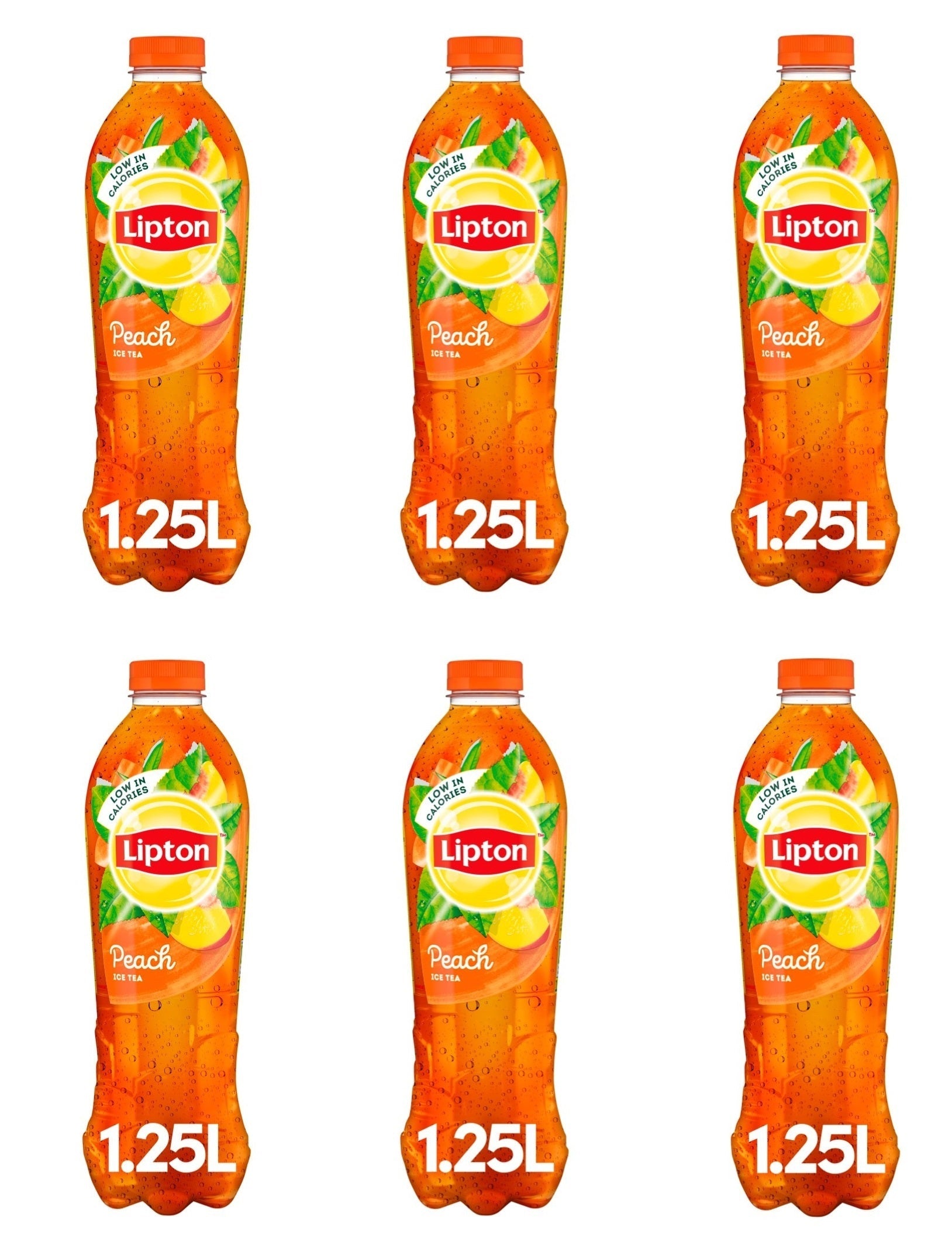 Lipton Ice Tea Peach 1.25L x Pack of 6