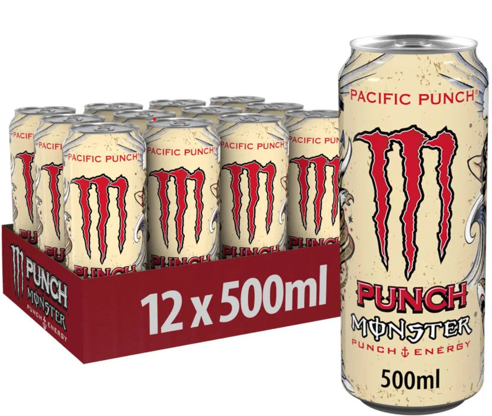 Monster Advent Pack Gift, 24x500ml Monsters Energy Drinks, Great Christmas Gift, Monster Fan