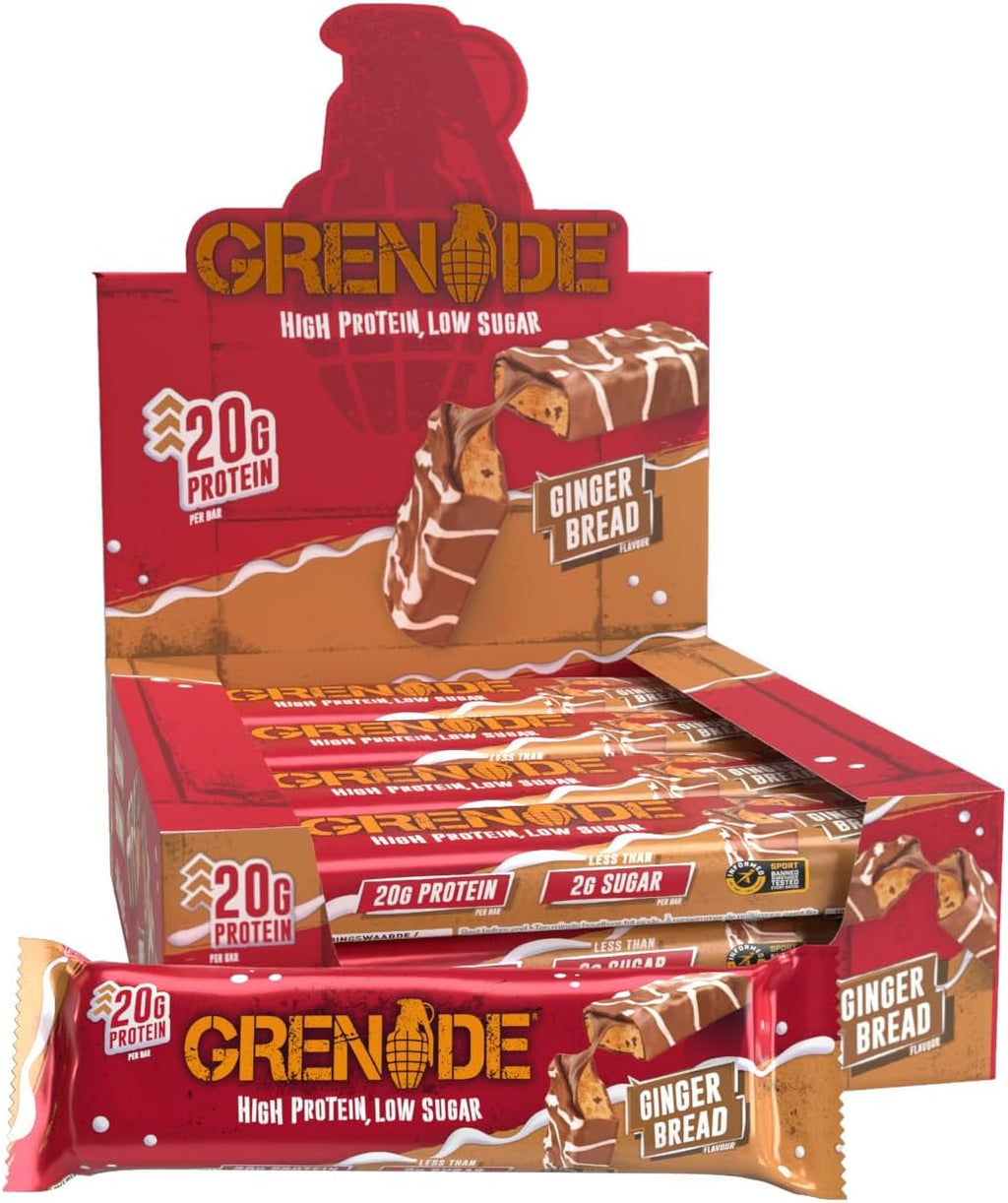 Grenade High Protein, Low Sugar Bar -12 x 60 g