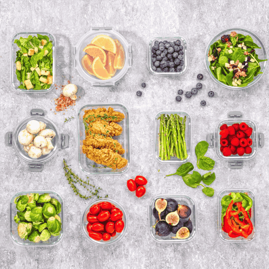 24-piece Superior Glass Food Storage Set