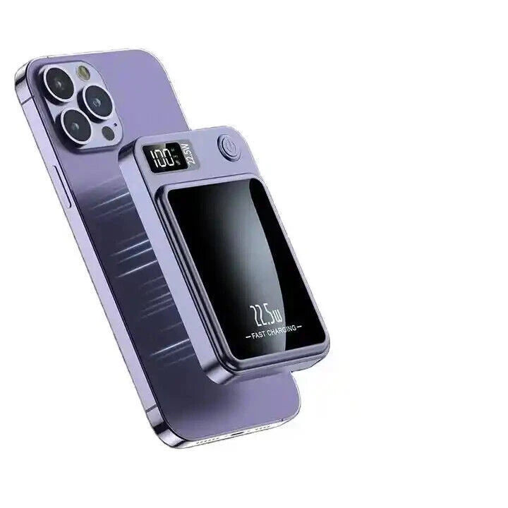 10000mAh Mobile Power Bank, 22.5W/PD20W Super Fast Charge, Magnetic Suction