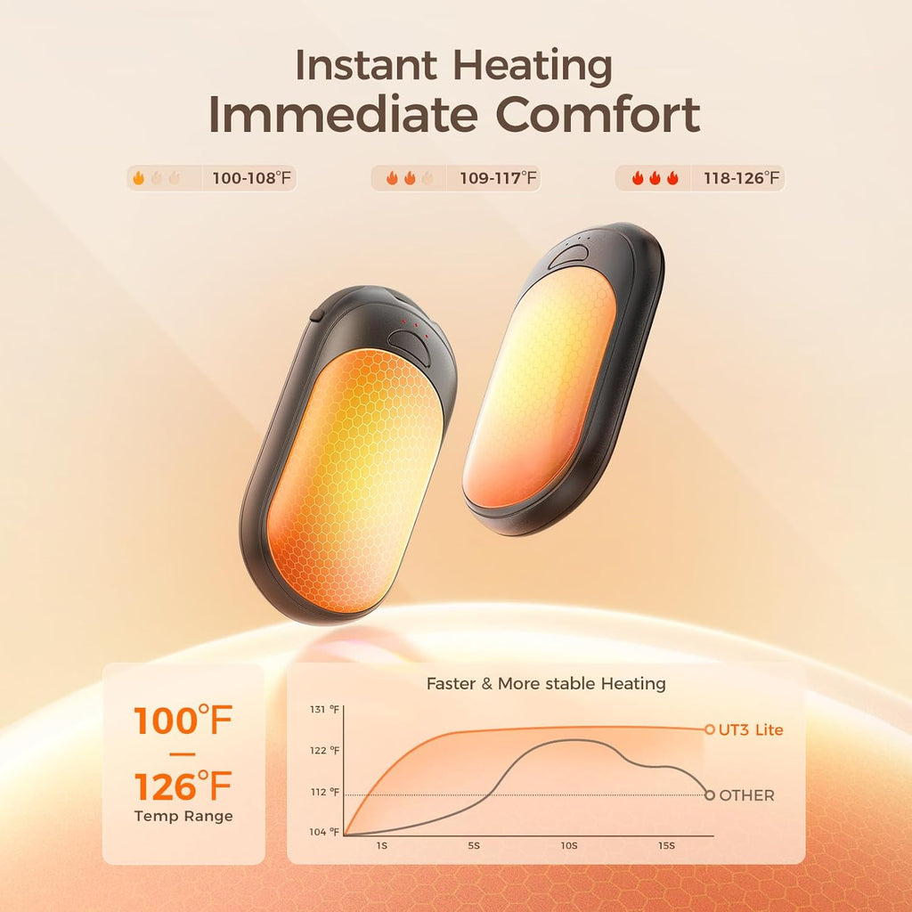 OCOOPA UT3 Lite Magnetic Hand Warmers Rechargeable 2 pack