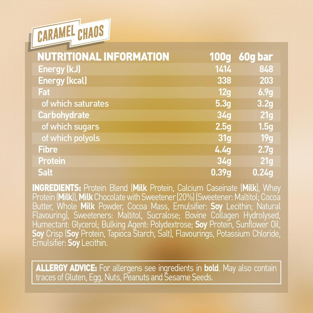 Grenade High Protein, Low Sugar Bar -12 x 60 g