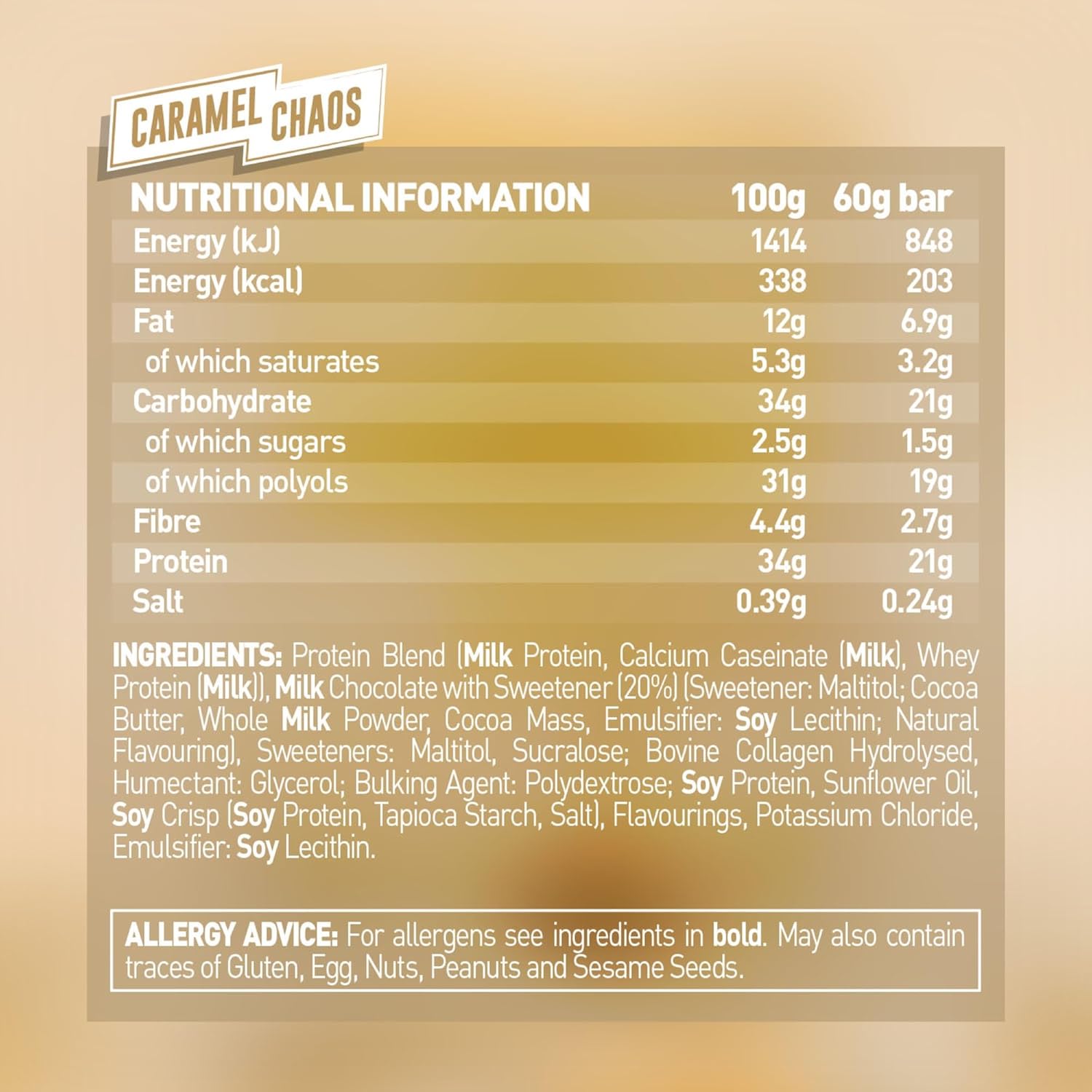 Grenade High Protein, Low Sugar Bar -12 x 60 g