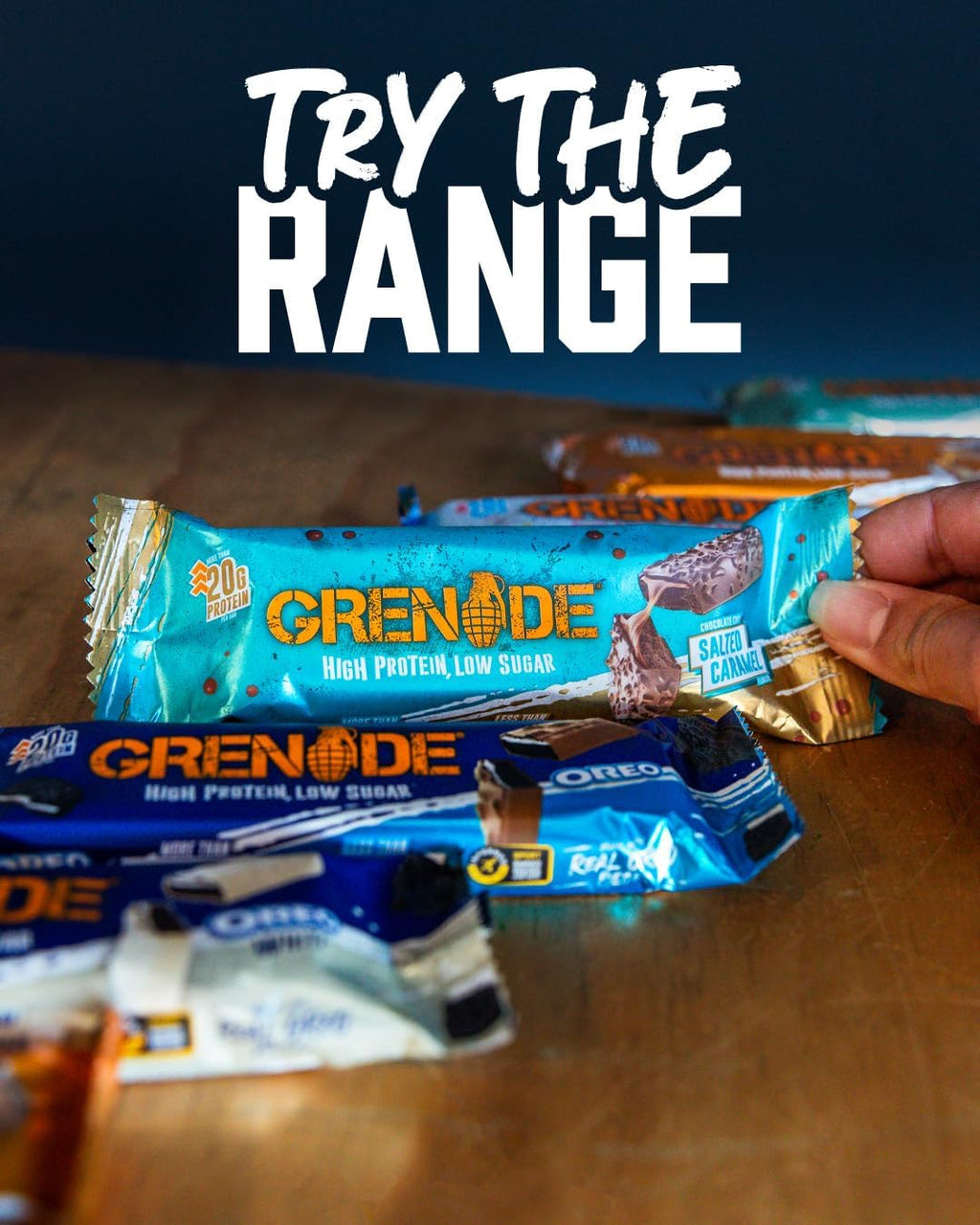Grenade High Protein, Low Sugar Bar -12 x 60 g