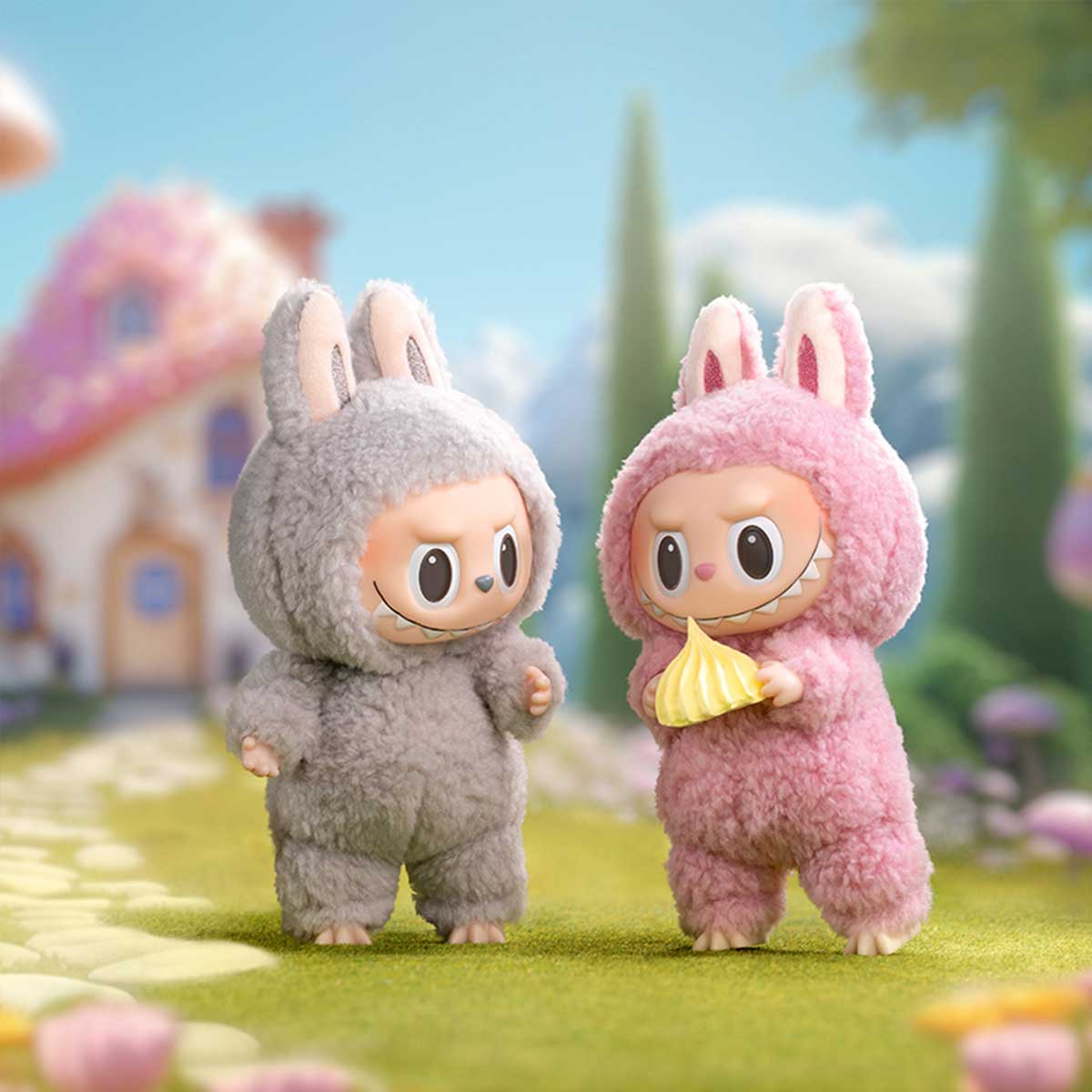 THE MONSTERS | LABUBU Exciting Macaron | Plush Pendant Blind Box