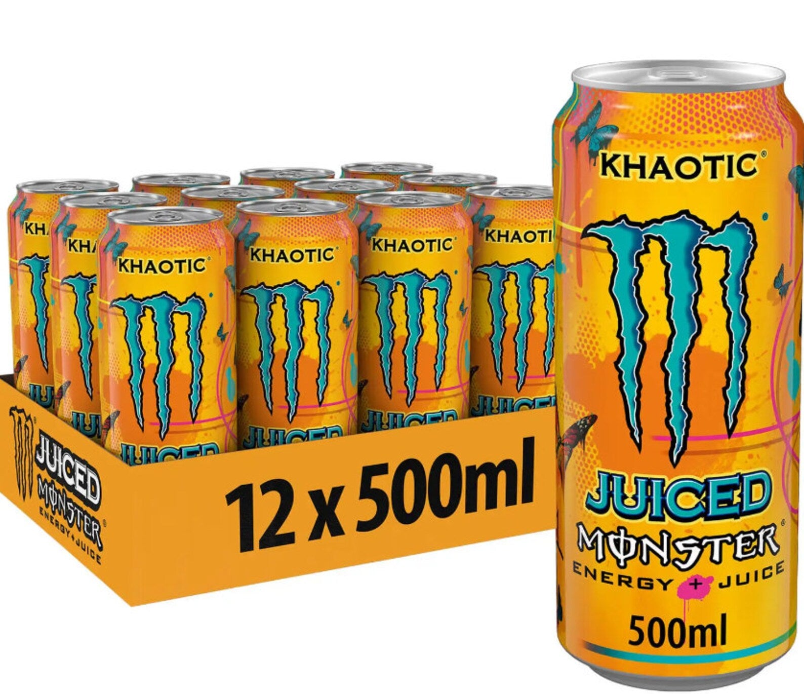 Monster Advent Pack Gift, 24x500ml Monsters Energy Drinks, Great Christmas Gift, Monster Fan
