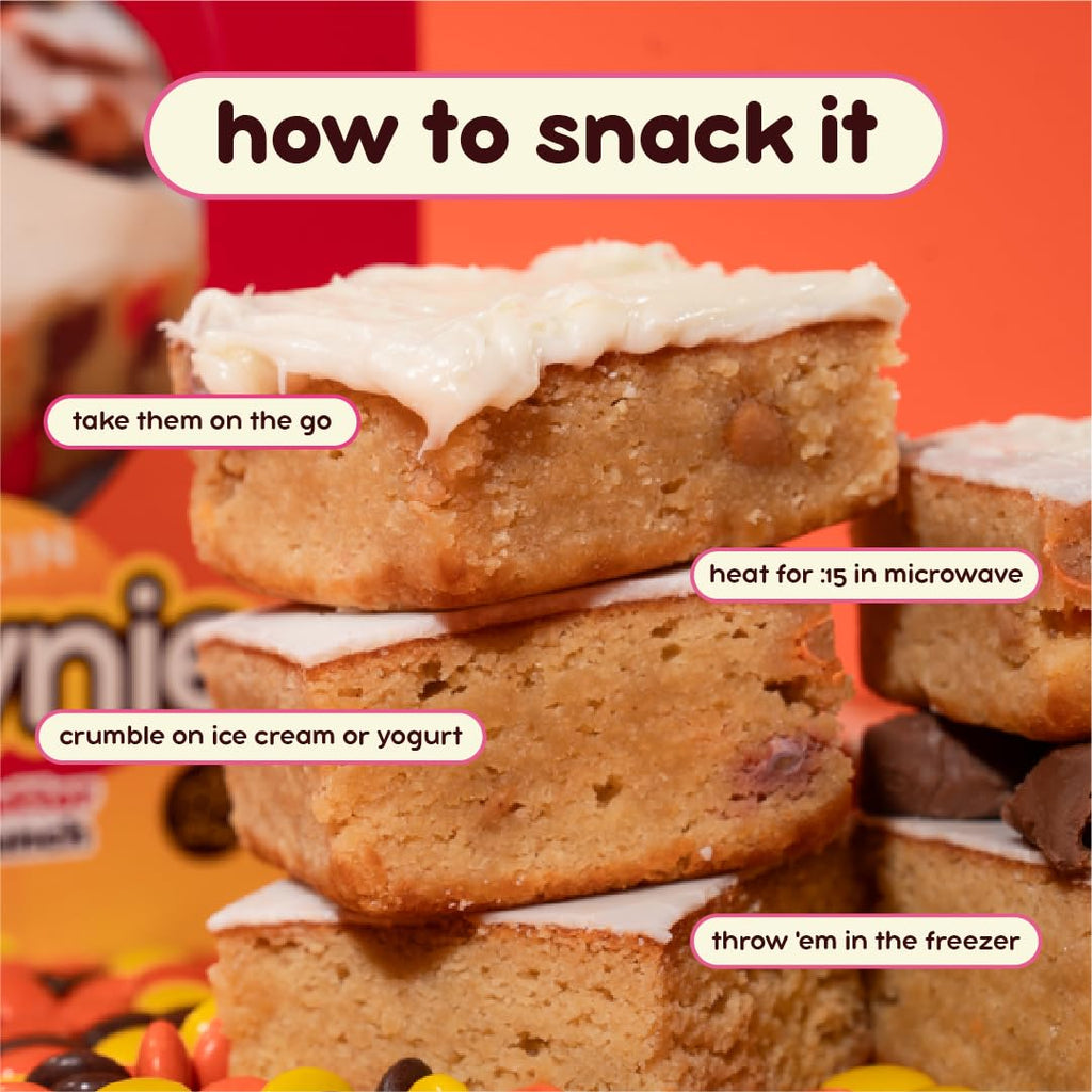 Prime Bites Protein Brownie | High Protein, Collagen Fortified Low Sugar Treat |12 Bars per Box (Buy 1 get 2)