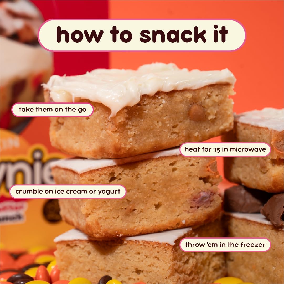 Prime Bites Protein Brownie | High Protein, Collagen Fortified Low Sugar Treat |12 Bars per Box (Buy 1 get 2)