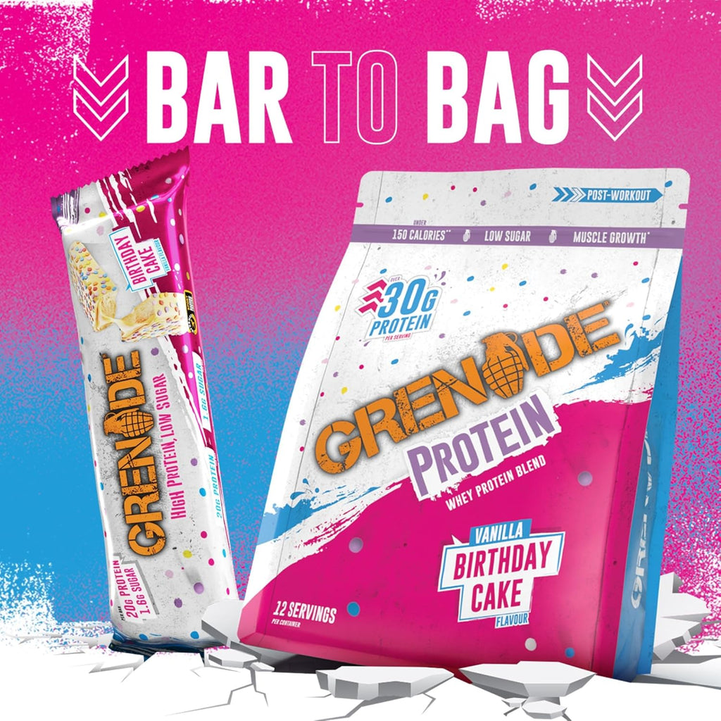 Grenade High Protein, Low Sugar Bar -12 x 60 g