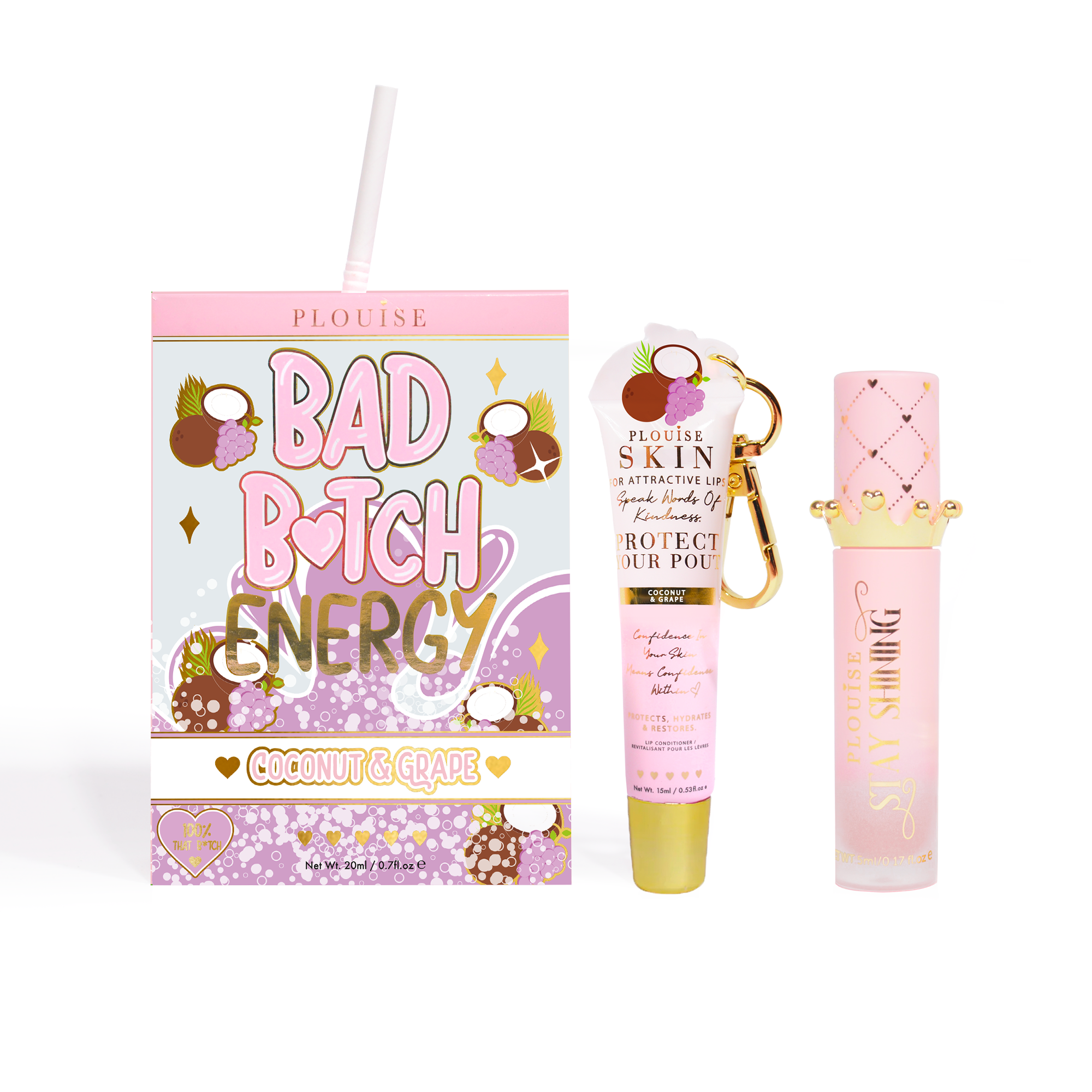 P.Louise Bad Bitch Energy Lip Duo * 3