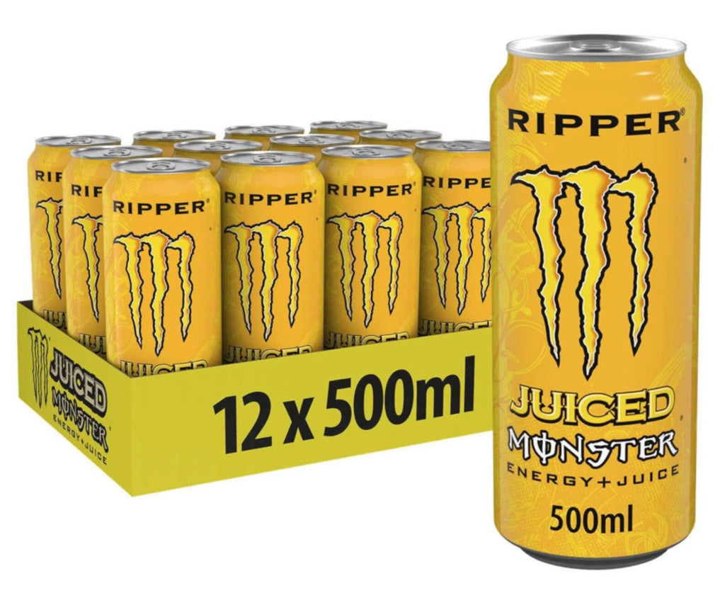 Monster Advent Pack Gift, 24x500ml Monsters Energy Drinks, Great Christmas Gift, Monster Fan