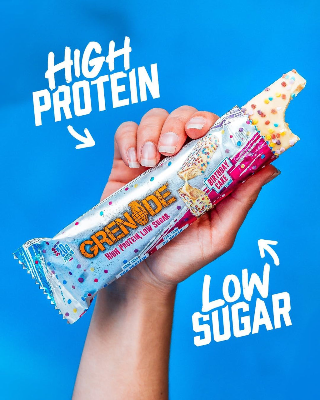 Grenade High Protein, Low Sugar Bar -12 x 60 g