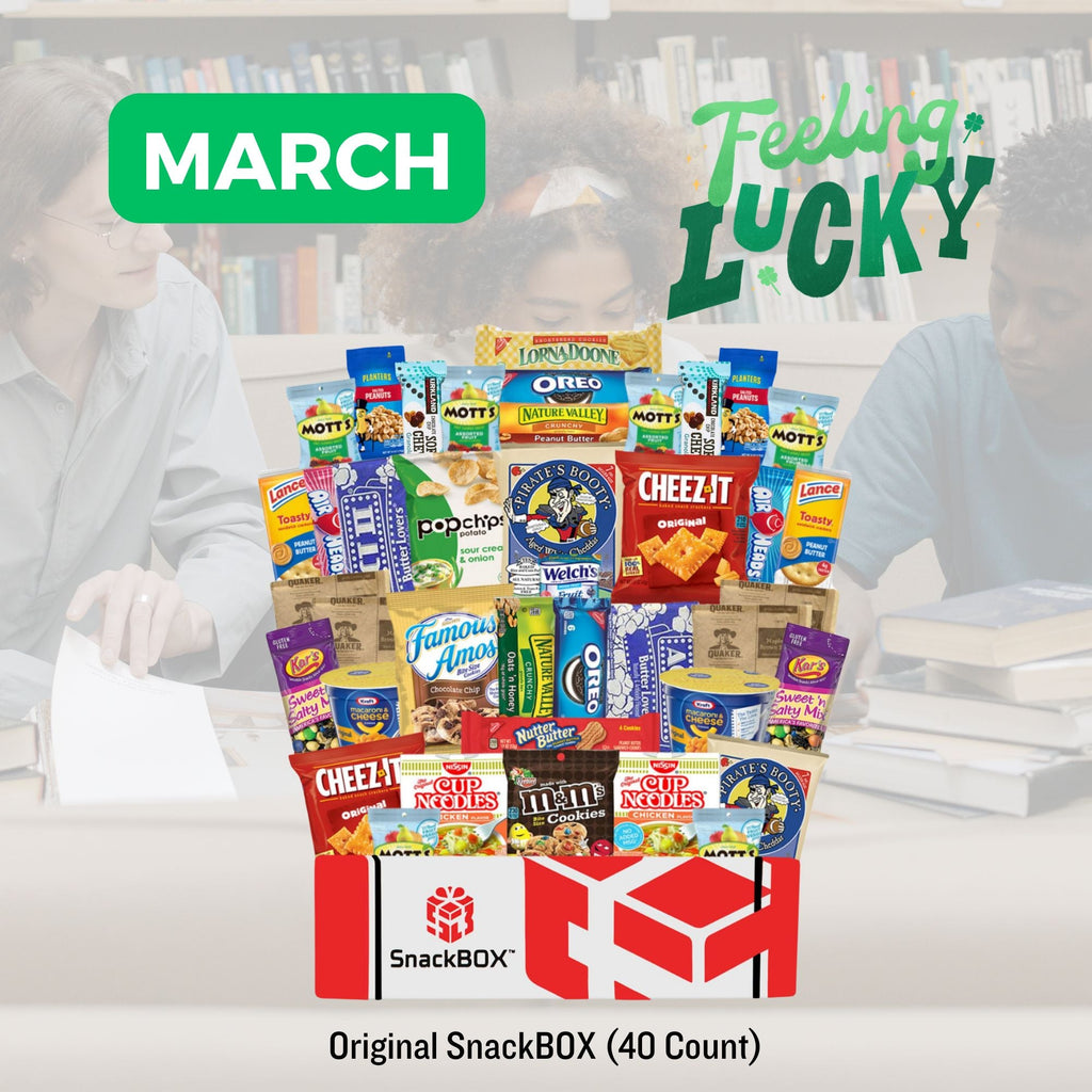 (2025/2026) Monthly College Student SnackBOX Care Package Subscription Program | Snacks Delivered each Month!