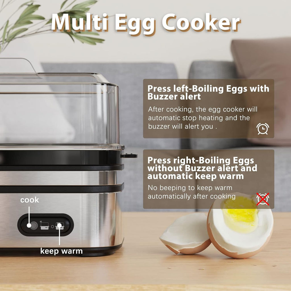 Egg Cooker Electric 6 Eggs Capacity