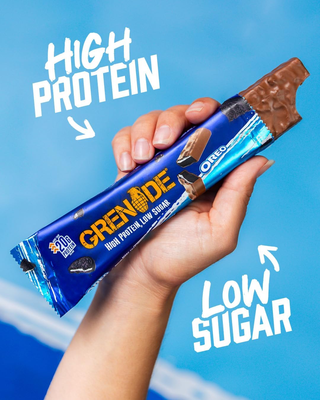 Grenade High Protein, Low Sugar Bar -12 x 60 g