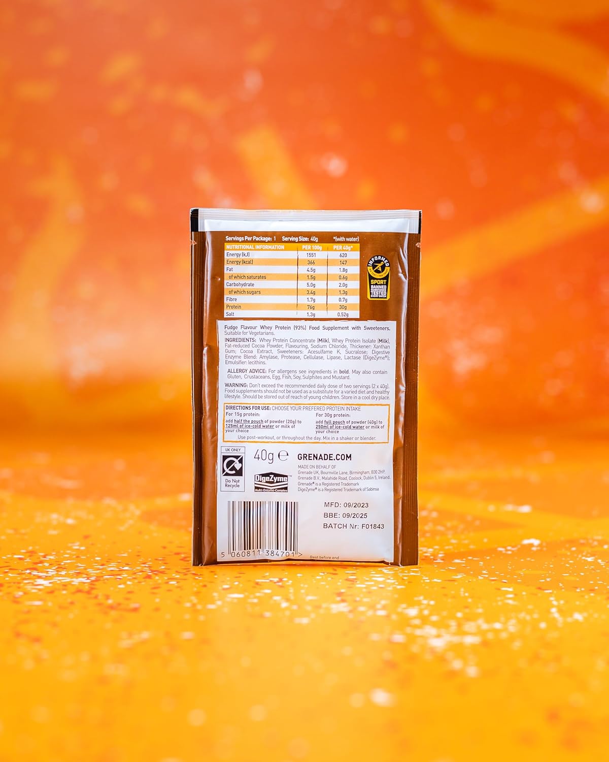 Grenade High Protein, Low Sugar Bar -12 x 60 g