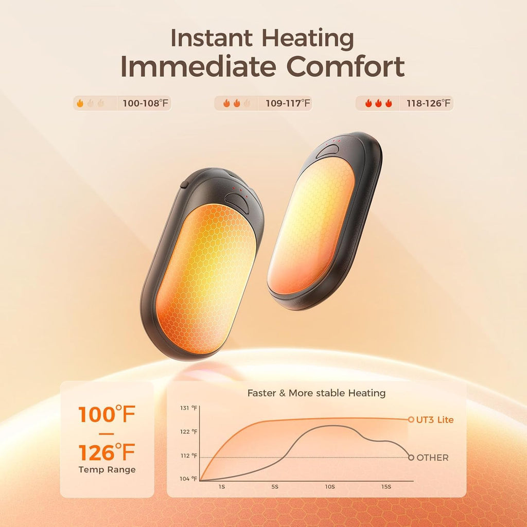 OCOOPA UT3 Lite Magnetic Hand Warmers Rechargeable 2 pack