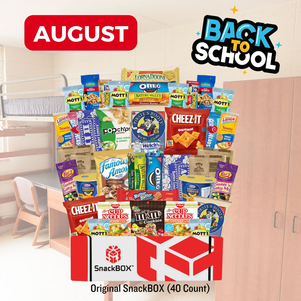 (2025/2026) Monthly College Student SnackBOX Care Package Subscription Program | Snacks Delivered each Month!