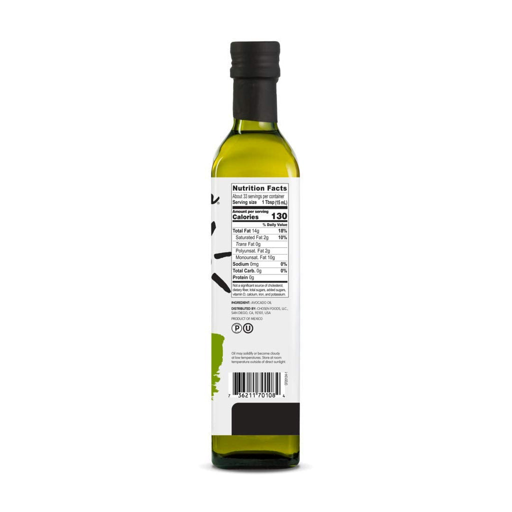Chosen Foods 100% Avocado Oil Pack of 1L