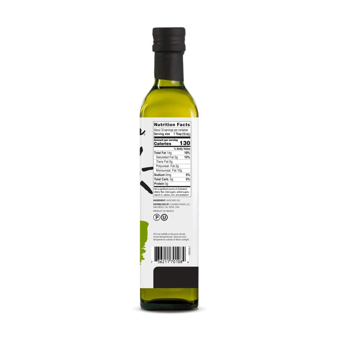 Chosen Foods 100% Avocado Oil Pack of 1L
