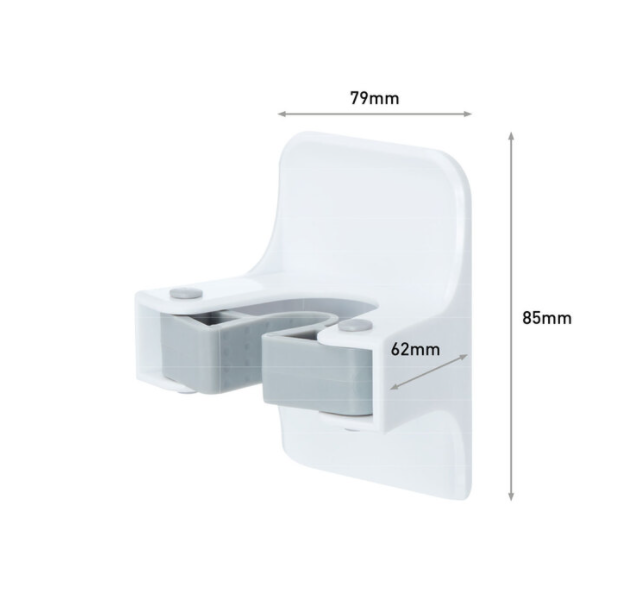 Command Broom & Mop Grippers, Pack of 4