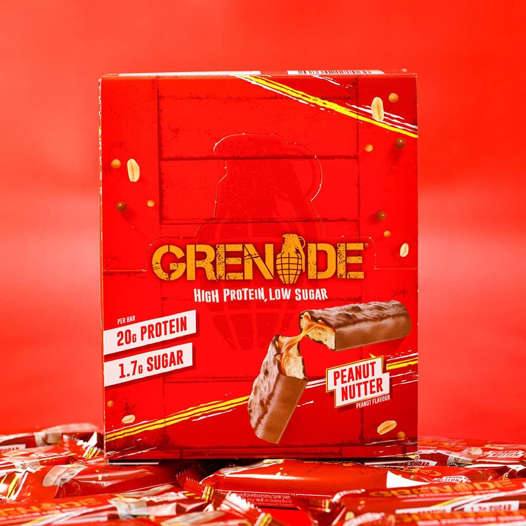 Grenade High Protein, Low Sugar Bar -12 x 60 g