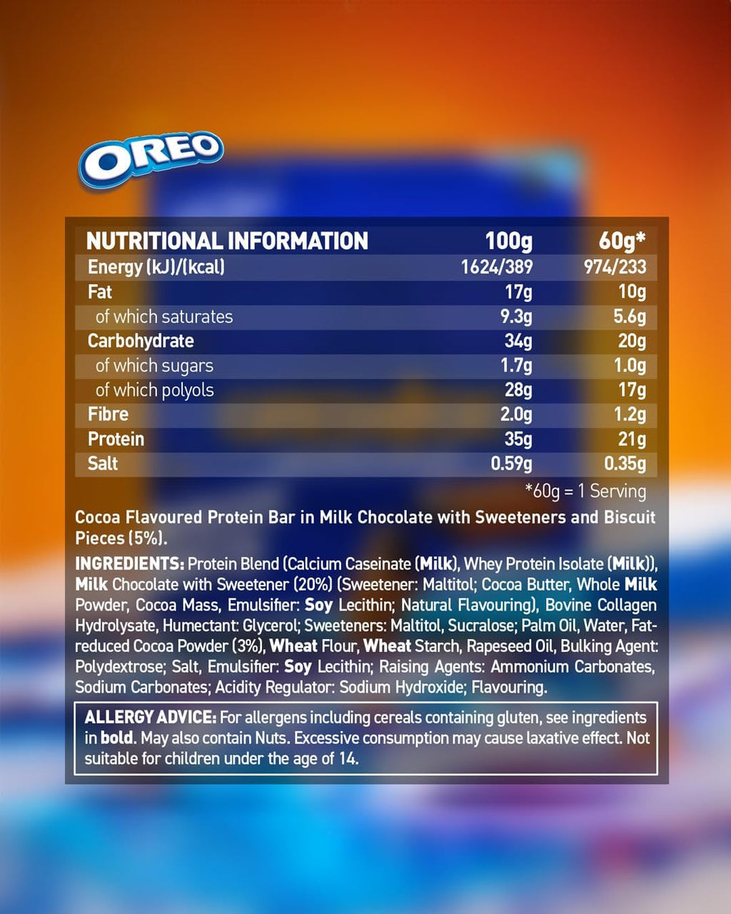 Grenade High Protein, Low Sugar Bar -12 x 60 g