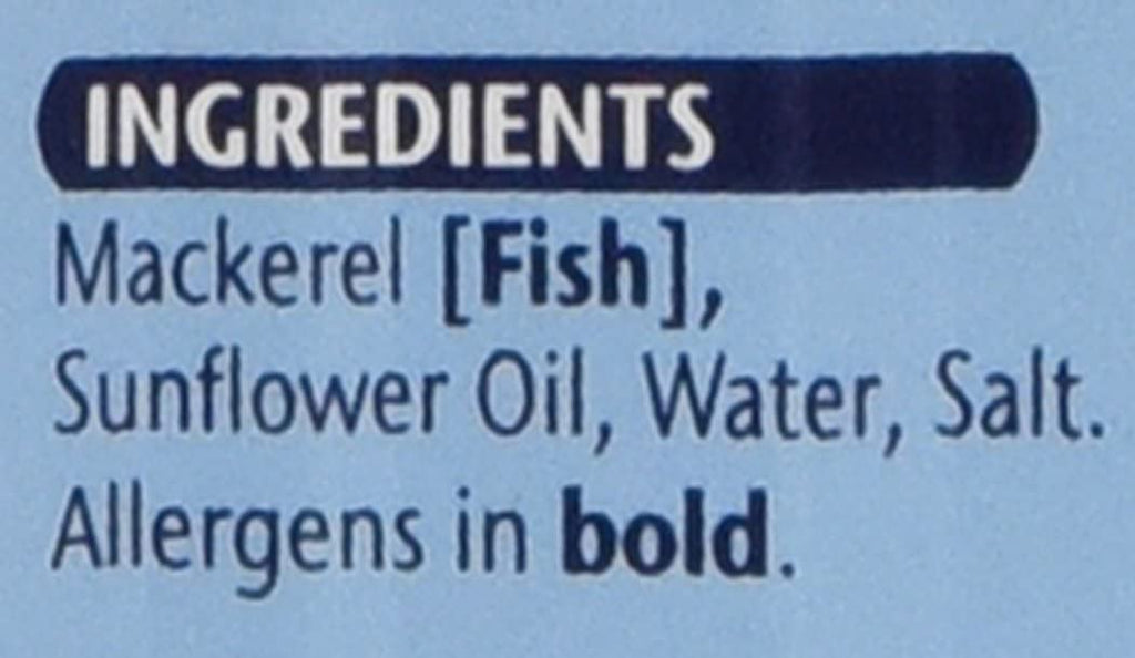 Princes Mackerel Fillets in Sunflower Oil Pack of 10×125 g