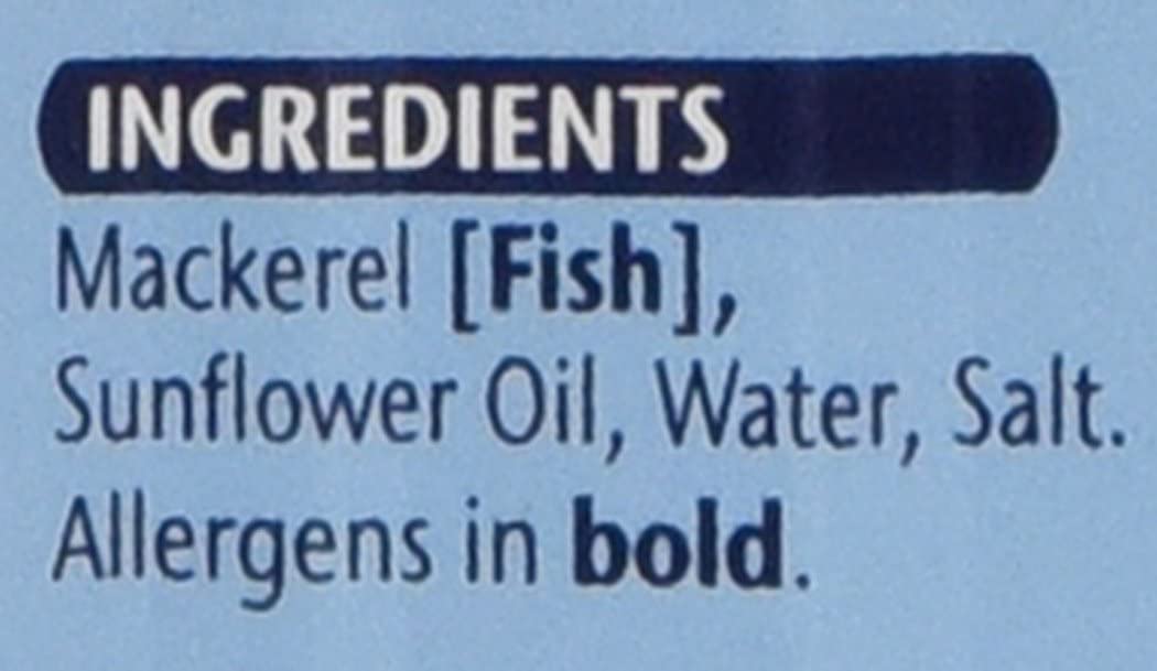 Princes Mackerel Fillets in Sunflower Oil Pack of 10×125 g