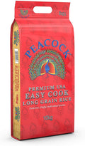 Peacock Premium USA Quick & Easy to Cook Long Delicious Fluffy Grain Rice Pack of 10kg