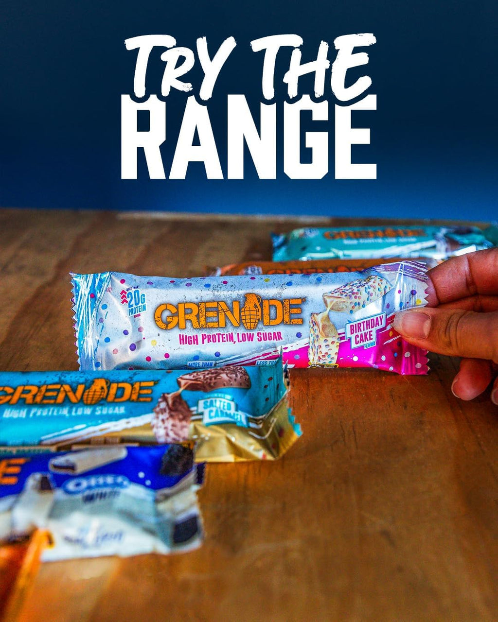 Grenade High Protein, Low Sugar Bar -12 x 60 g