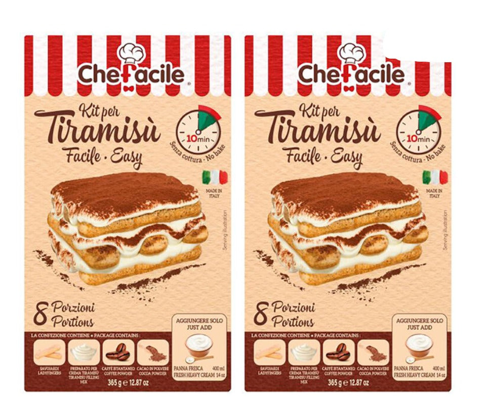 Chefacile Tiramisu Kit Pack Of – 2x365g