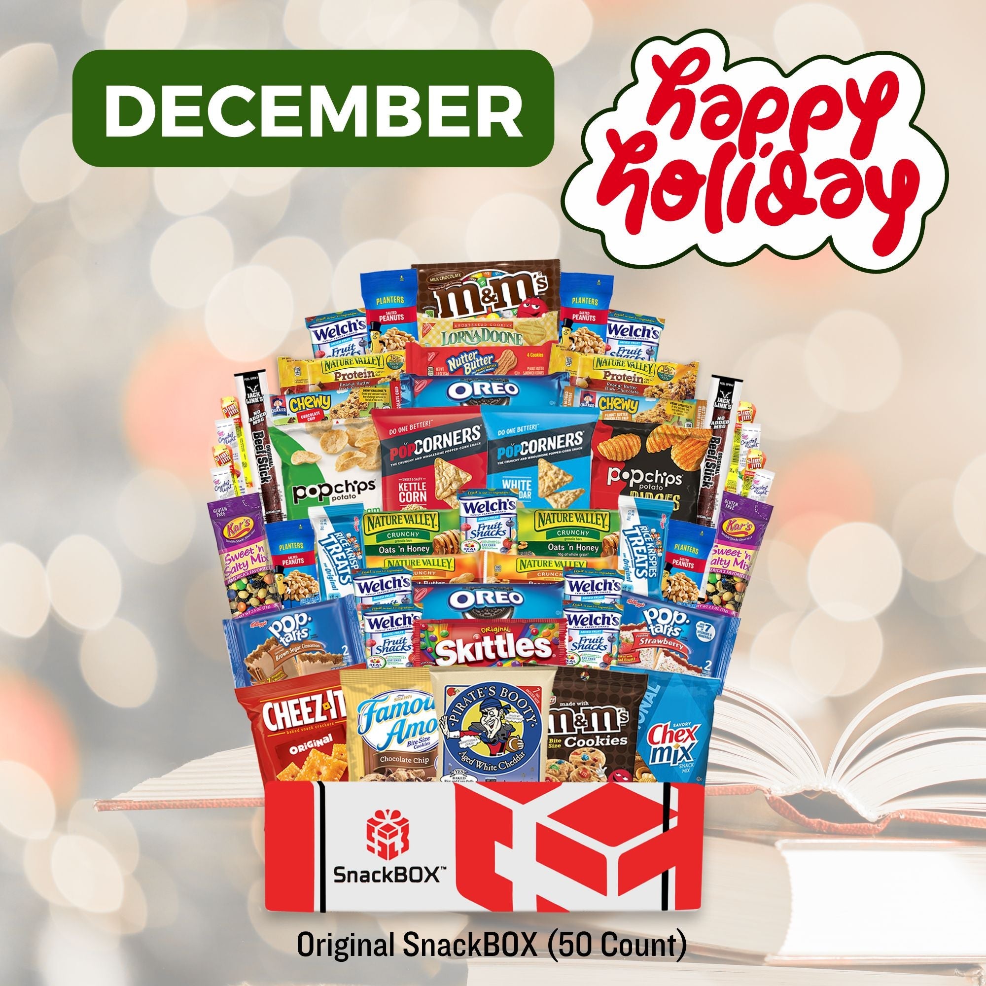 (2025/2026) Monthly College Student SnackBOX Care Package Subscription Program | Snacks Delivered each Month!